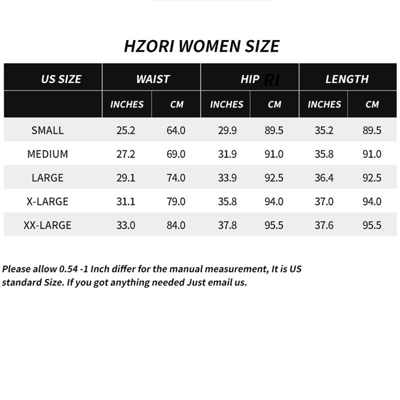 HZORI High Waisted Leggings for Women Workout Tummy Control Leggings B –  hzoriofficial